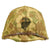 Original U.S. WWII 1945 USMC M1 McCord Rear Seam Helmet with HBT Camo Cover and Westinghouse Liner Original Items