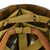 Original U.S. WWII 1945 USMC M1 McCord Rear Seam Helmet with HBT Camo Cover and Westinghouse Liner Original Items