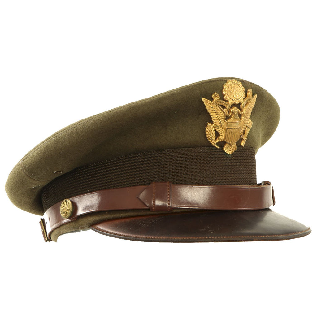 Original U.S. WWII USAAF Officer Crush Cap - Size 7 Original Items