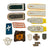 Original German WWII Medal and Insignia Lot - Matched Shoulder Boards - Collar Tabs - Tinnies and More Original Items