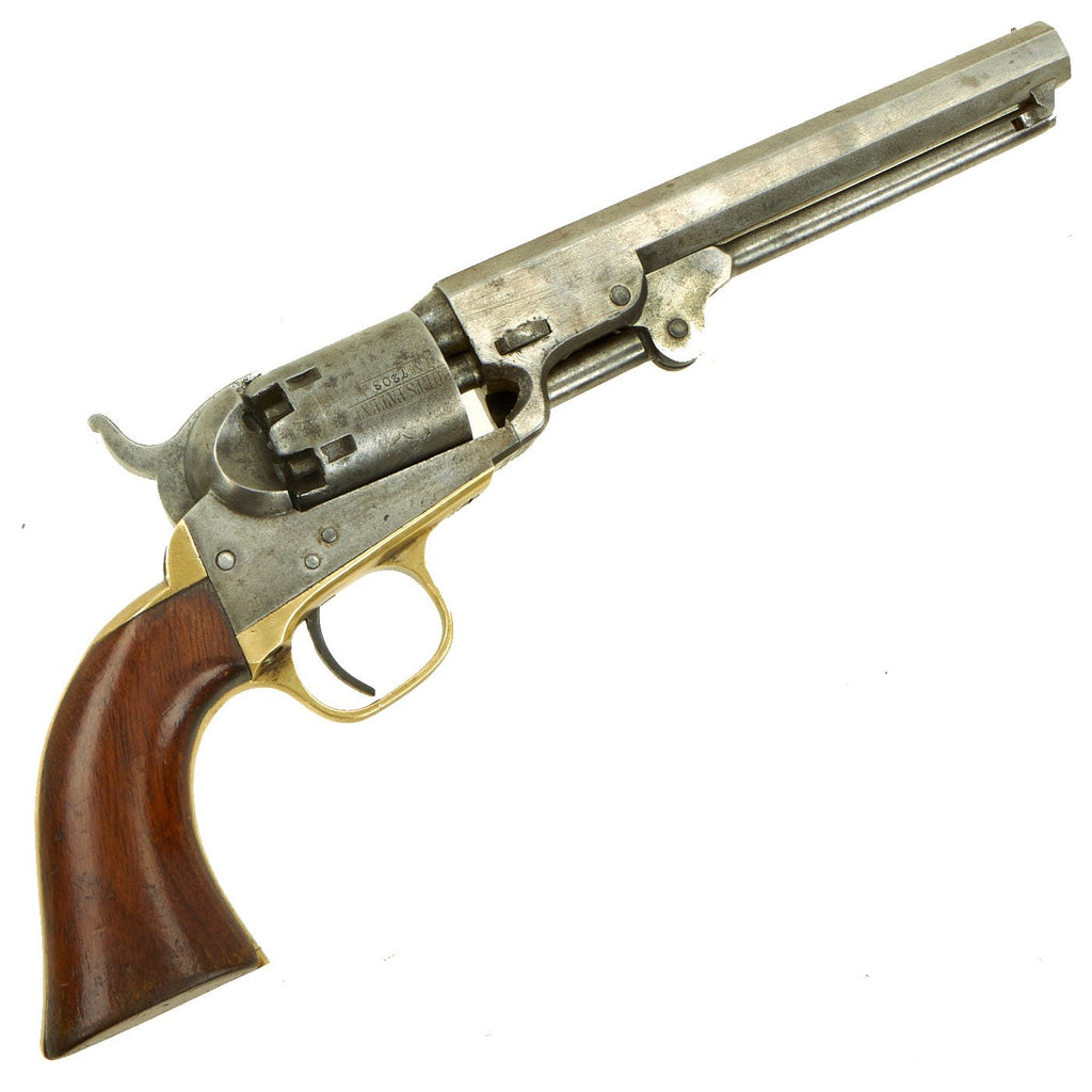 Original U.S. Civil War Colt M1849 Pocket Percussion Revolver with Cylinder Scene made in 1864 - Serial 267203 Original Items