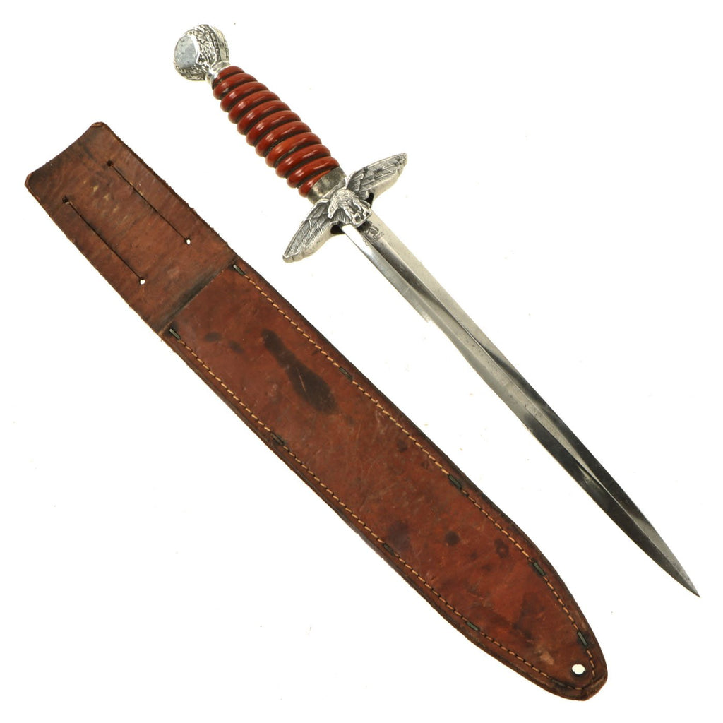 Original WWII German USGI Modified 2nd Model Luftwaffe Dagger by Carl Eickhorn with Scabbard Original Items