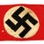 Original German Early WWII NSDAP Party Felt Wool Armband with Machine Embroidered Insignia Original Items