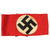 Original German Early WWII NSDAP Party Felt Wool Armband with Machine Embroidered Insignia Original Items