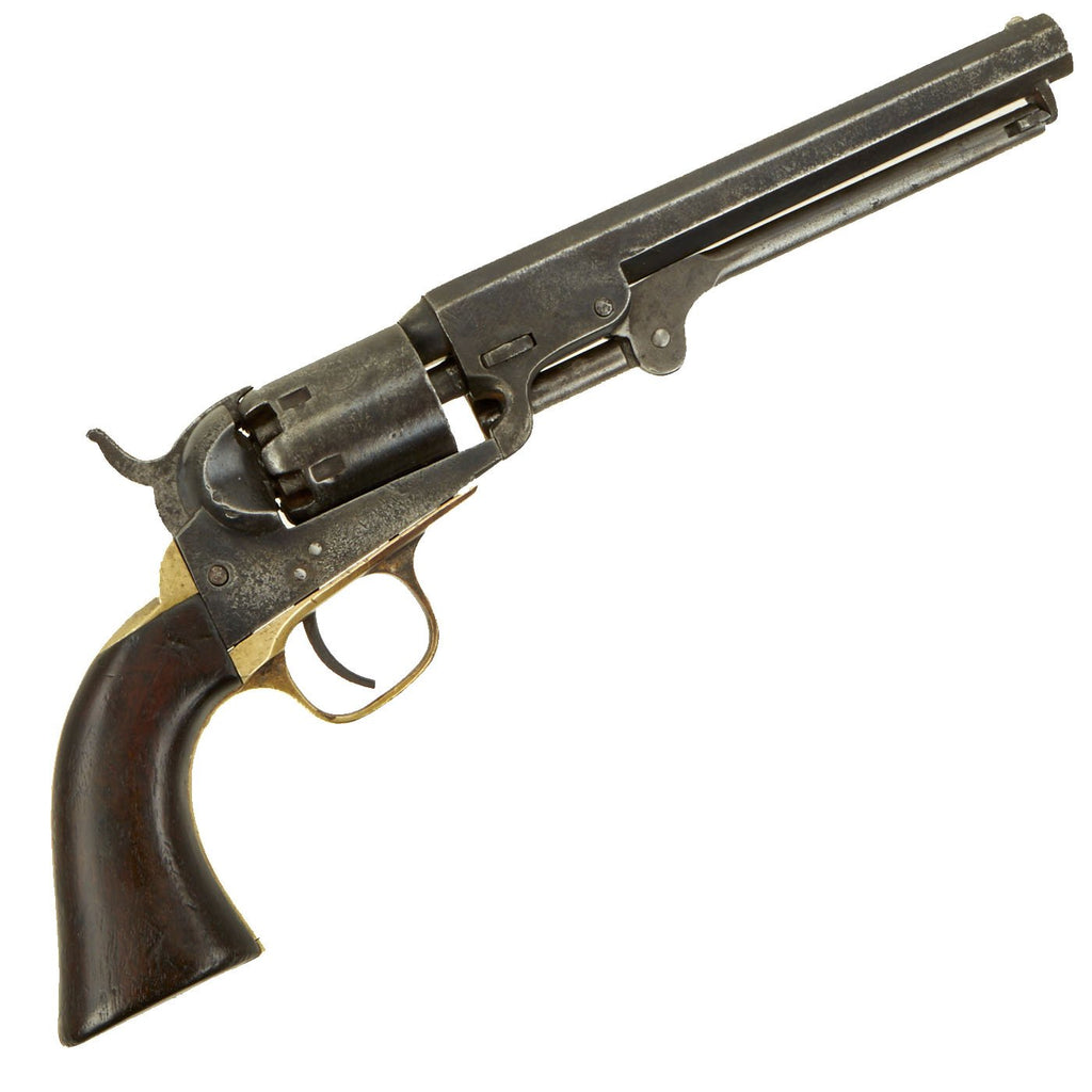 Original U.S. Civil War Colt M1849 .31cal 6" Barrel Pocket Percussion Revolver made in 1863 - Matching Serial 246931 Original Items
