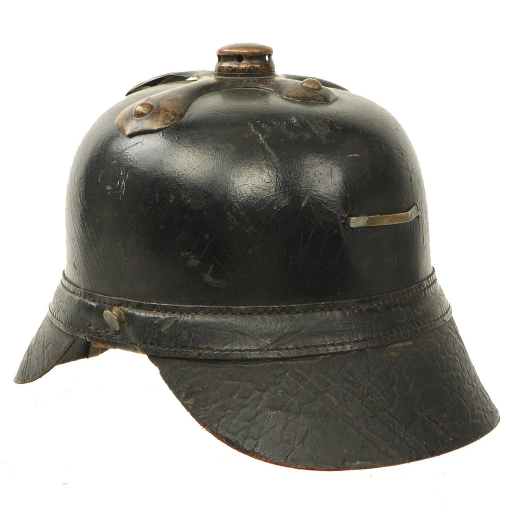 Original Imperial German WWI Bavarian Reserve Forces Pickelhaube Helmet by August Monell Original Items