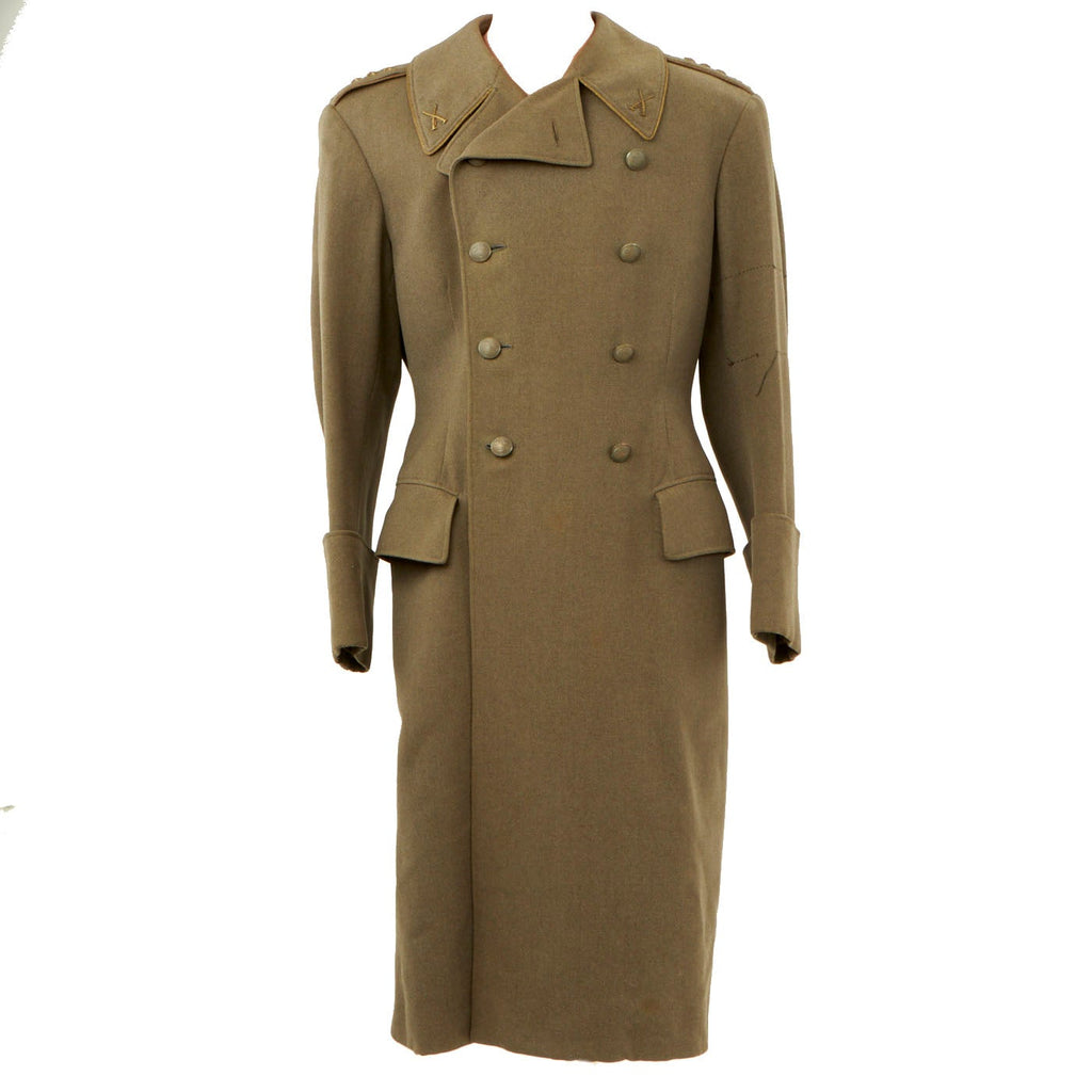 Original Swedish WWII Winter Overcoat for Lieutenant General Lundkuist of the Royal Guards Original Items