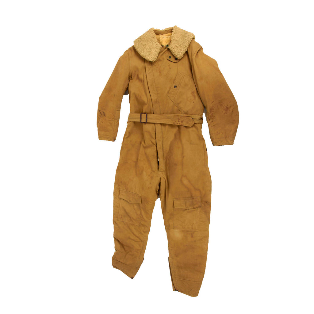 Original WWI Era U.S. Army Aviator’s Fleece Lined Flight Coverall - Flight Suit Original Items