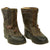 Original U.S. WWII Navy Pilot Winter Flying Boots M380B by United States Rubber Co - Size Small Original Items