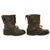 Original U.S. WWII Navy Pilot Winter Flying Boots M380B by United States Rubber Co - Size Small Original Items