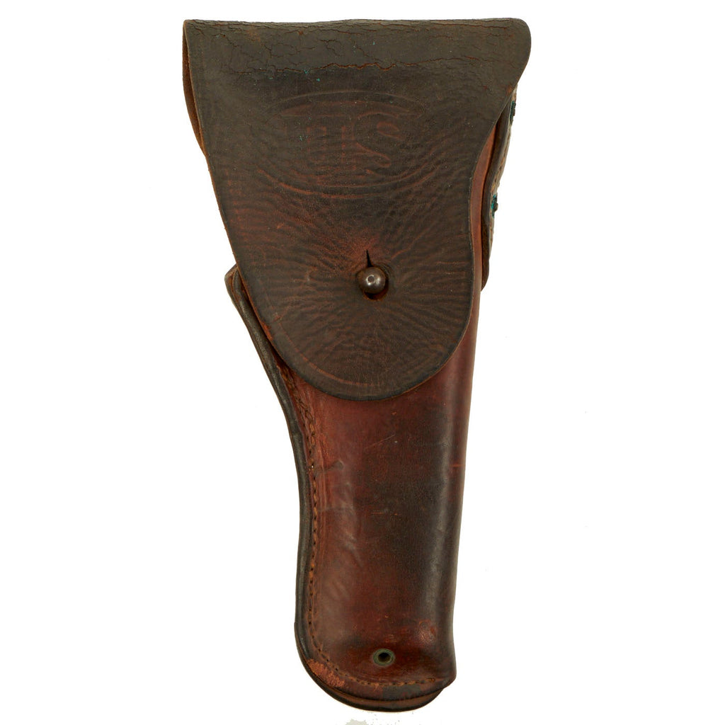 Original U.S. WWII M1916 .45 Colt 1911 Leather Holster by Graton & Knight Co. - dated 1943 Original Items