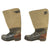 Original German WWII Wool Felt Sentry Winter Boots - Size 28cm Original Items