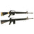 Original U.S. Cold War Colt M16A1 & M16A2 Rubber Duck Molded Military Training Rifle Set Original Items