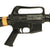 Original U.S. Cold War Colt M16A1 & M16A2 Rubber Duck Molded Military Training Rifle Set Original Items