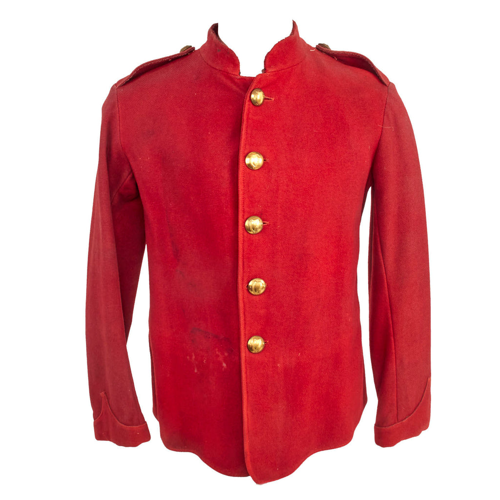 Original British WWI Era Other Ranks Scarlet Tunic With Irish Volunteers Brass Buttons Original Items