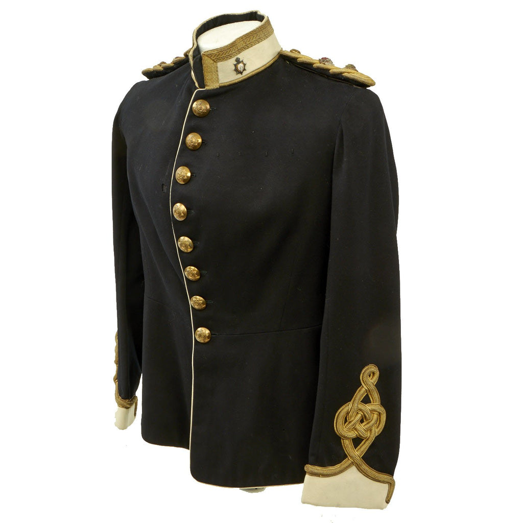 Original British WWI Army Service Corps Officer's Named Dress Coat Original Items