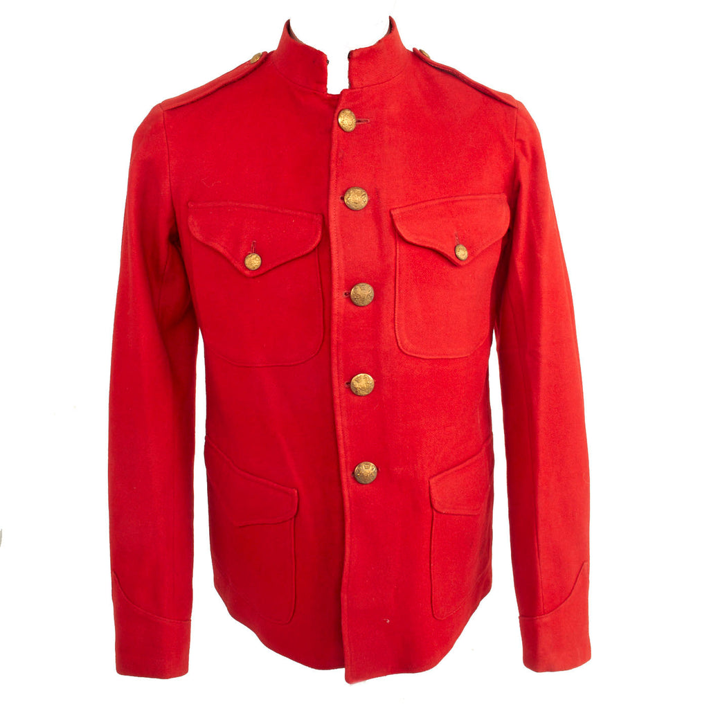 Original Pre-WWI British Cavalry Other Ranks Enlisted Scarlet Coat - Dated 1903 Original Items