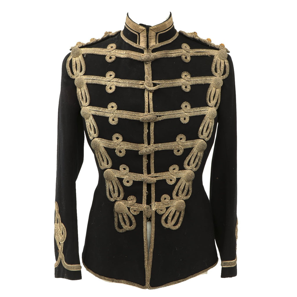 Original British Victorian 7th Queen's Own Hussars Regiment Officer Atilla Dress Tunic Original Items