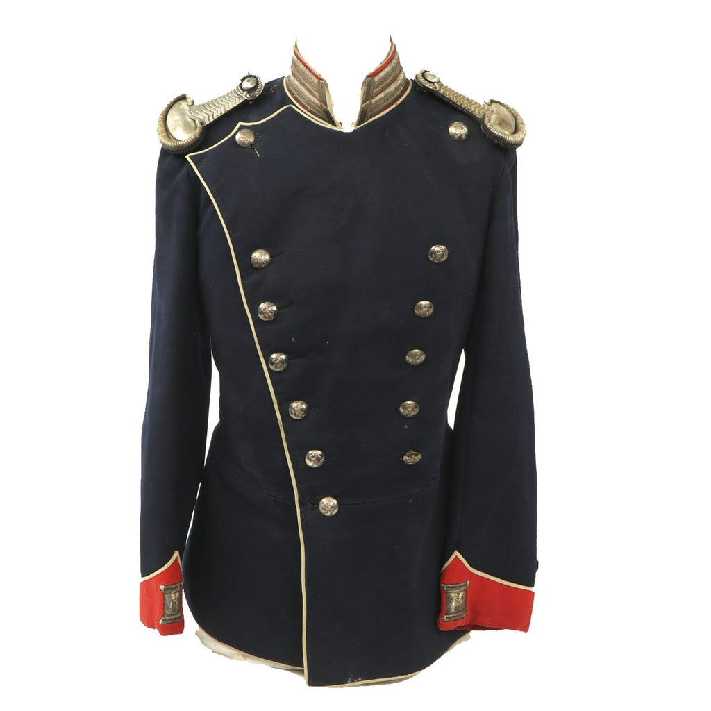 Original Imperial German Bavarian Dragoon Regiment Coat with Epaulettes Original Items