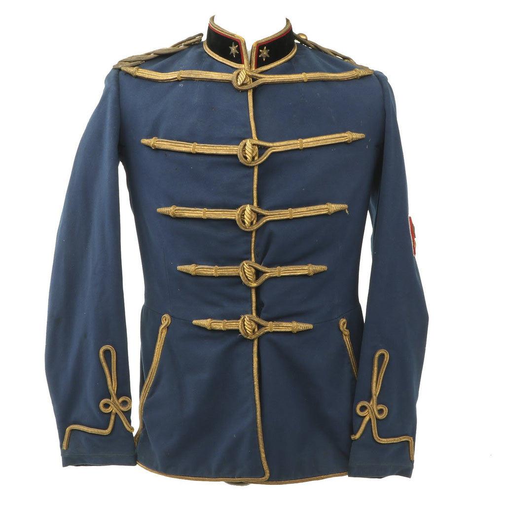 Original WWI Austro-Hungarian Hussars Atilla Jacket with Budapest Tailor Label Original Items