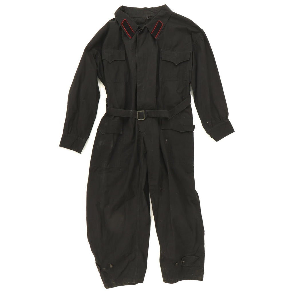 Original WWII 1940 Dated Soviet Russian Tanker Coverals with Collar Tabs Original Items