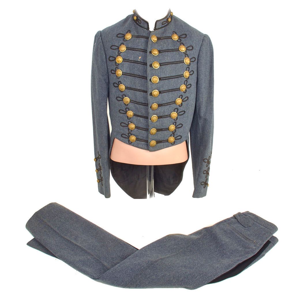 Original U.S. Indian Wars New York Militia Regiment Coatee and Trousers Original Items