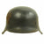 Original German WWII M42 Service Worn Single Decal Luftwaffe Helmet with Size 57 Liner - ET64 Original Items