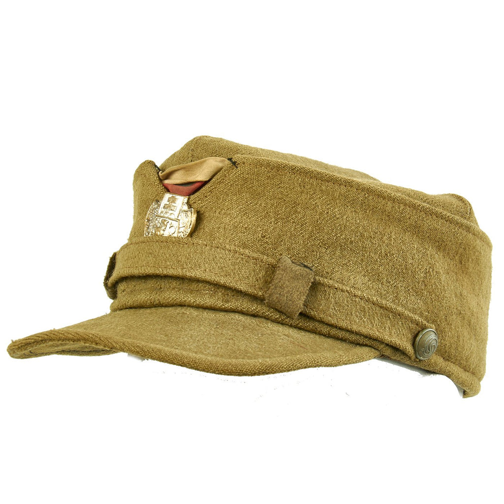 Original WWI Czech Volunteer Legion Russian Infantry Field Cap Original Items