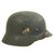 Original German WWII 1936 dated Luftwaffe Named and Unit Marked M35 Double Decal Steel Helmet - ET62 Original Items
