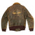 Original U.S. WWII Navy Pilot VPB-210 HOGANS GOATS Painted G-1 Leather Flying Jacket Original Items