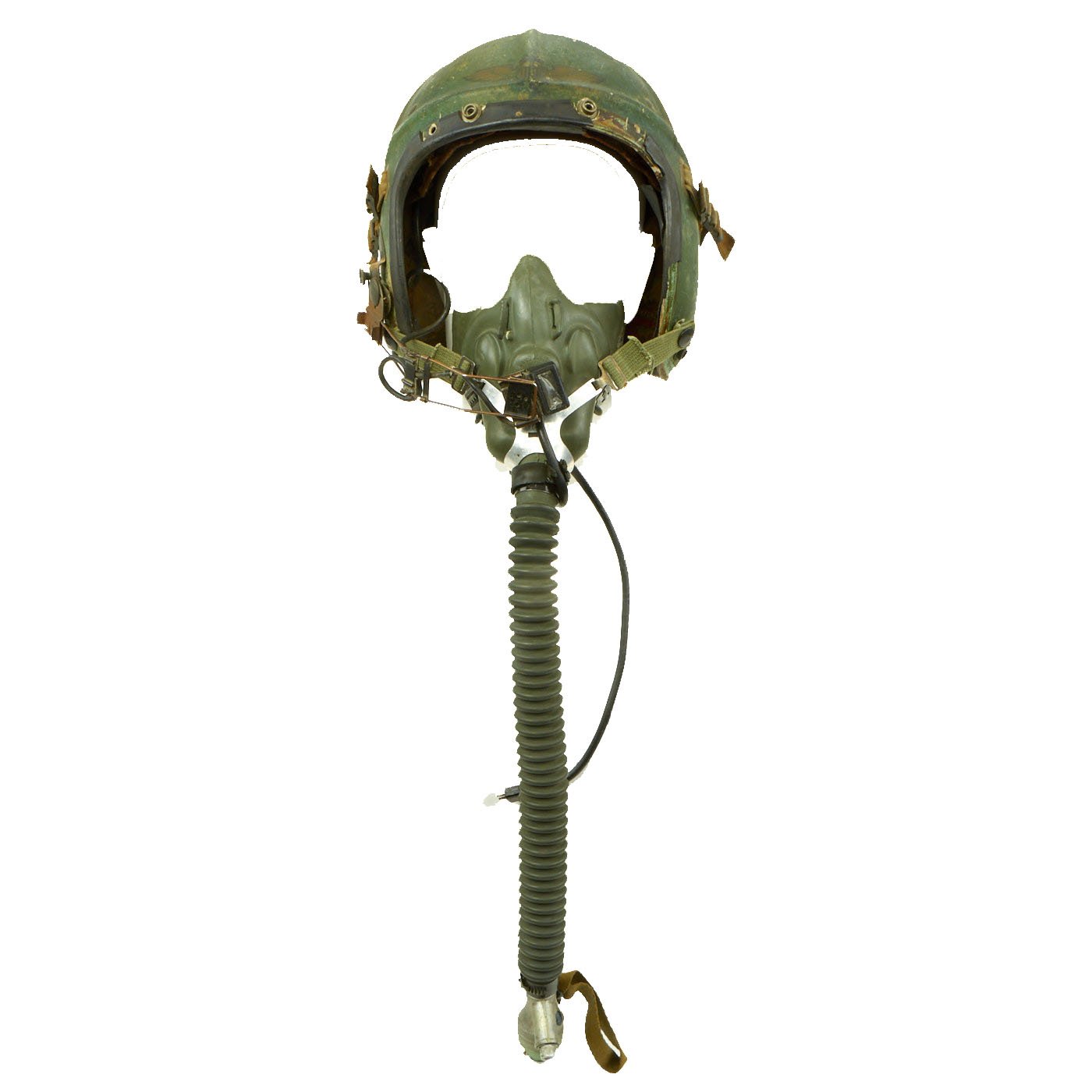 Original U.S. Navy USN 1950s Gentex H-4 Flight Helmet with Boom