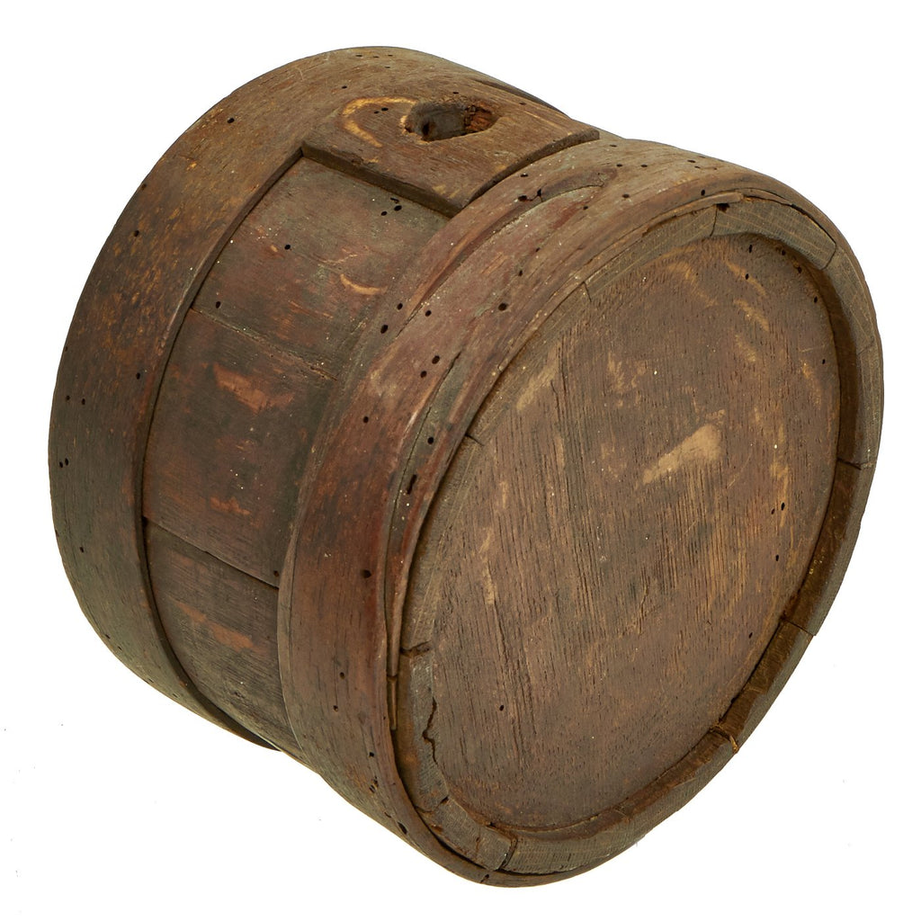 Original U.S. American Revolutionary War Wood Drum Canteen Original Items