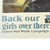 Original U.S. WWI 1918 Back Our Girls Over There YWCA Poster by Clarence Underwood Original Items
