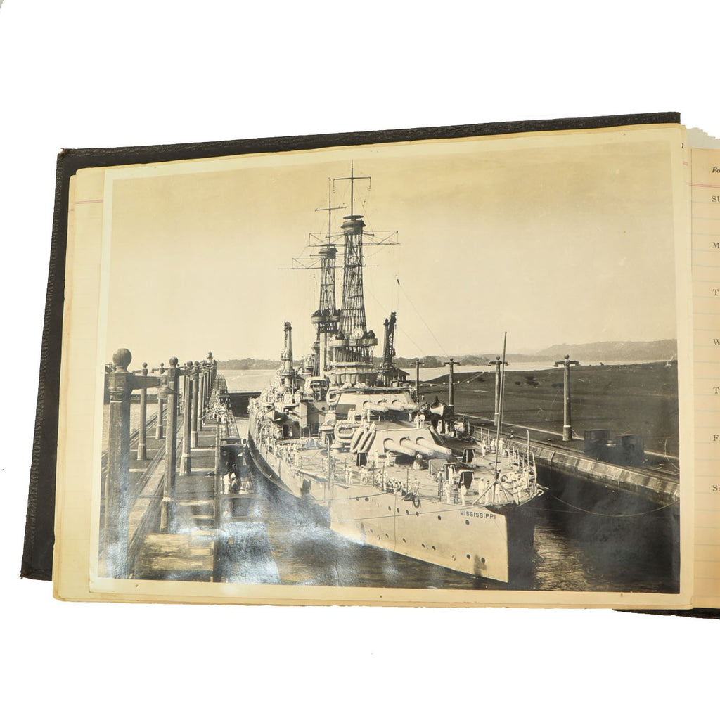 Original U.S. Navy 1920s USS Arizona Photo Album and 1906 USS Raleigh Yokohama Japan Photo Album Original Items