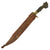Original U.S. WWII Pacific Theater Made Philippine Machete Bowie Knife with Leather Scabbard Original Items