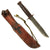 Original U.S. WWII USMC Mark 2 KA-BAR Fighting Knife by PAL with USMC Leather Scabbard Original Items