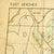 Original WWII U.S. Marine Corps Battle of Iwo Jima East Beaches Assault Invasion Map dated November 1944 Original Items