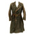 Original German WWII Infantry Major Leather Overcoat Original Items