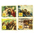 Original U.S. WWII 1950 Sands of Iwo Jima Vintage Film Lobby Card Collection - Set of Four Original Items
