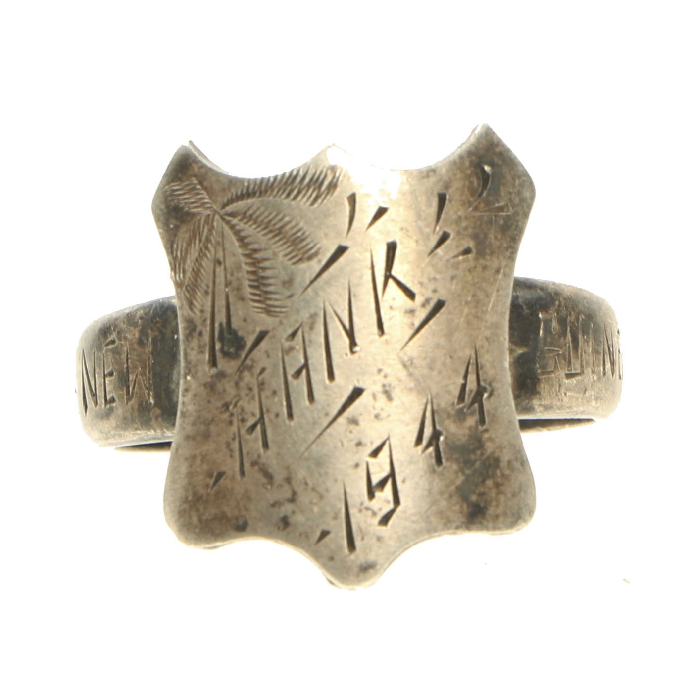 Original U.S. WWII Pacific Theater Souvenir Ring Set - New Guinea 