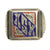 Original U.S. WWII Souvenir Ring Set - NSM Peru 1943, Philippines 1945 & Lightning Bolt Insignia Original Items