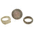Original U.S. WWII Souvenir Ring Set - NAPLES, PHILIPPINES, Australian & British Coins Original Items