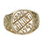 Original U.S. WWII Trench Art / Service Souvenir Ring Set of 3 Featuring a Manila Engraved Ring Original Items