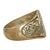 Original U.S. WWII Trench Art / Service Souvenir Ring Set of 3 Featuring a Manila Engraved Ring Original Items