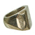 Original U.S. & Australian WWII Military and Civilian Worker Trench Art Ring Lot Featuring Named 43rd Infantry Division, 169th Field Artillery Ring - 3 Rings Original Items