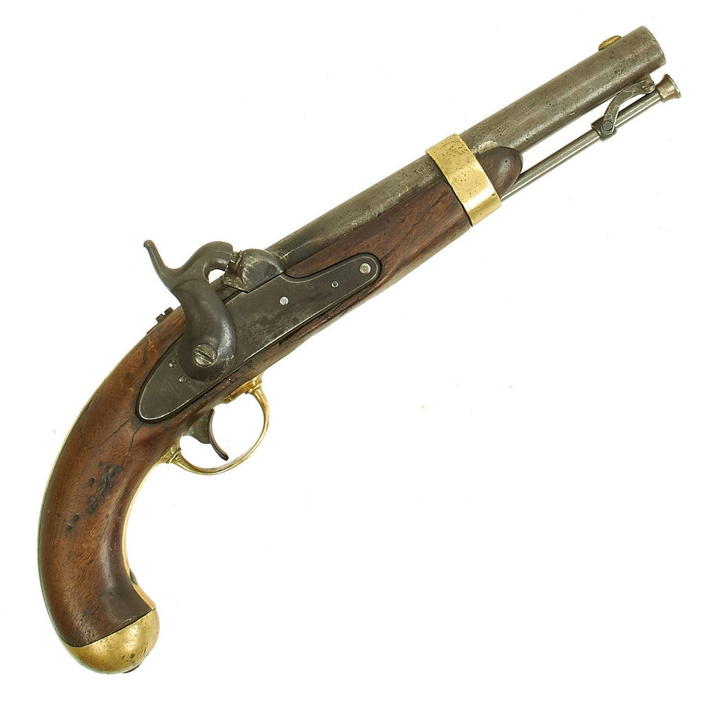 Original U.S. Civil War Era M-1842 Percussion Cavalry Pistol by H. Aston & Co. - dated 1850 Original Items