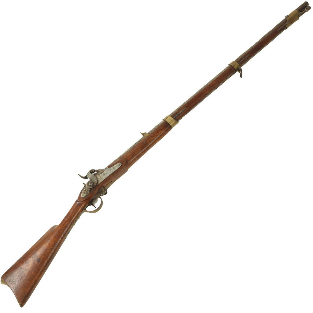 Original Swedish M1834 Doglock Percussion Rifle by Husqvarna with Experimental Sight - dated 1845 Original Items