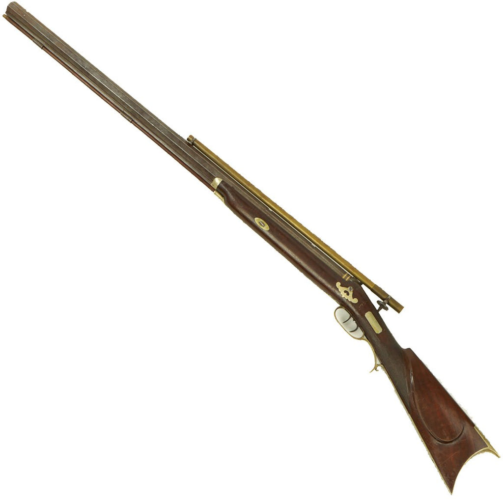 Original U.S. Civil War Era Percussion Target Rifle by Nelson Lewis wi ...