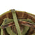 Original U.S. WWII Vietnam Reissue M1 McCord Front Seam Swivel Bale Helmet with Personalized USMC Camo Cover Original Items