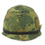 Original U.S. Vietnam M1 Ingersoll Helmet with Personalized USMC Camo Cover & Accessories Original Items